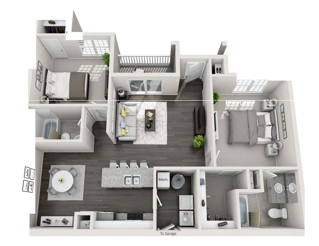 Floor Plan - Iverness/Garage- Lower