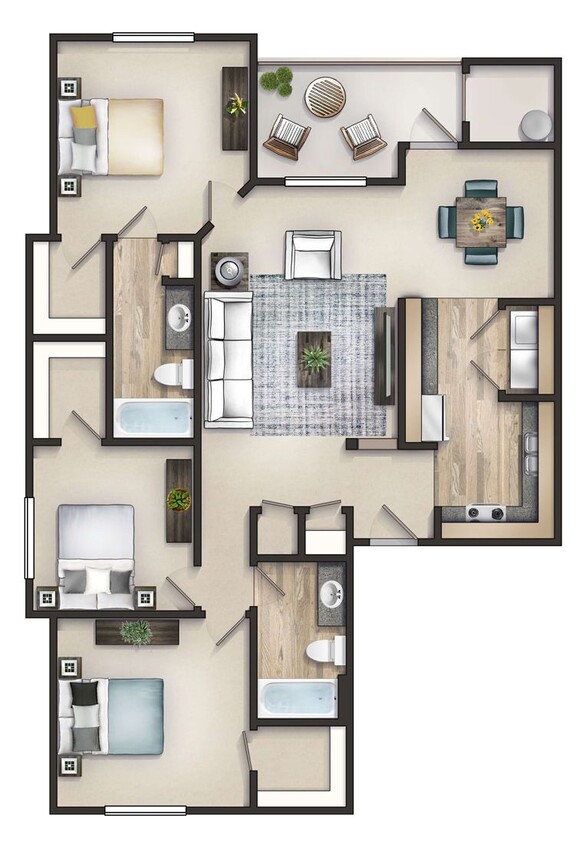 Floor Plan - The Kensington 50