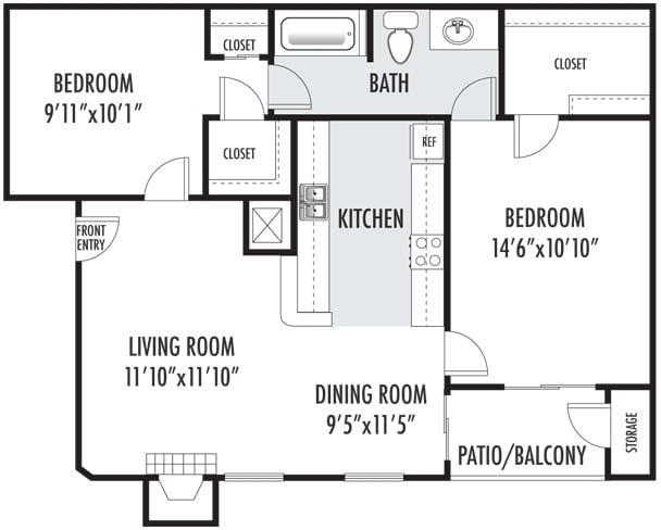 Floor Plan - The Canterbury