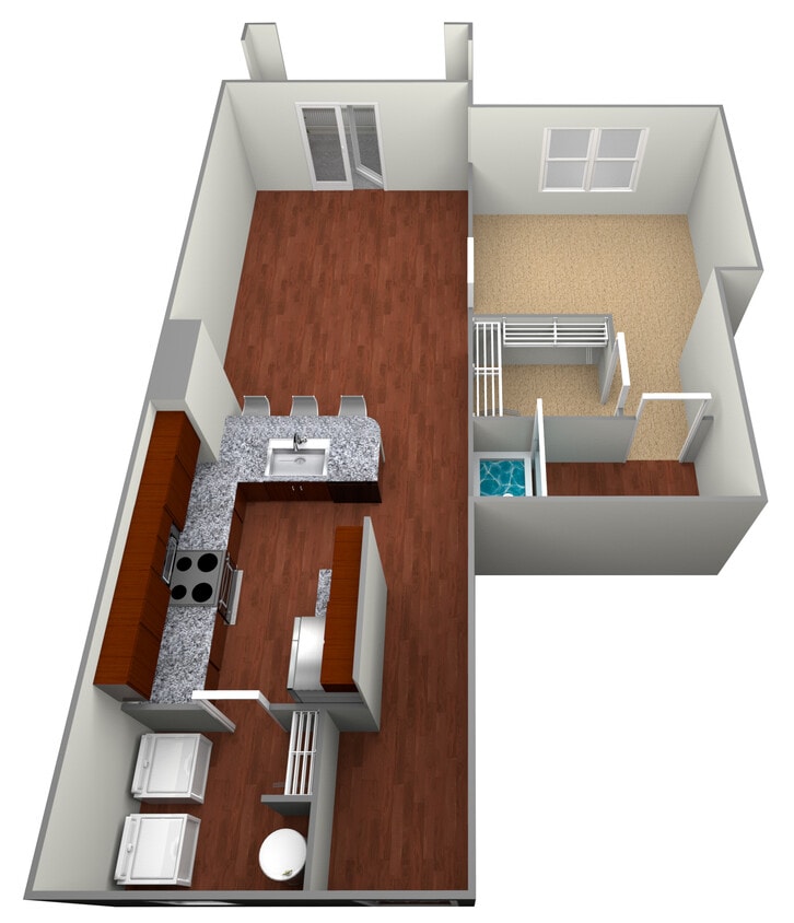 Floor Plan - Churchill Deluxe - End Unit