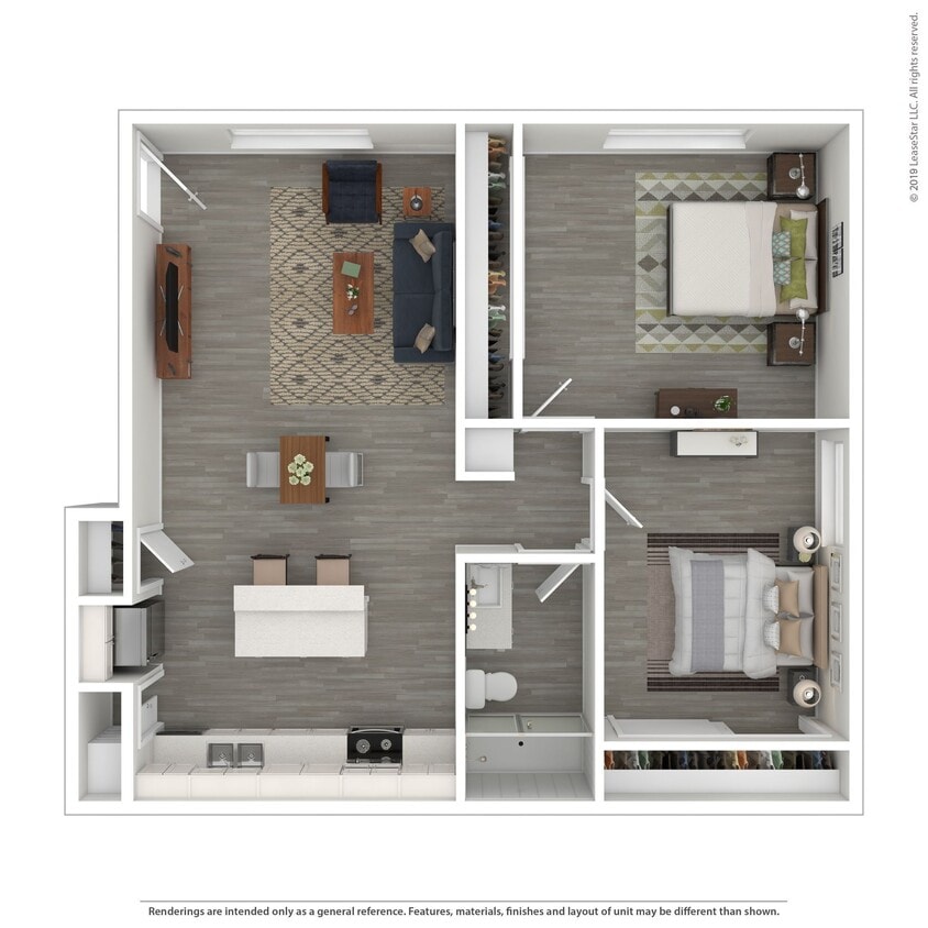 Floor Plan - 2 Bedroom