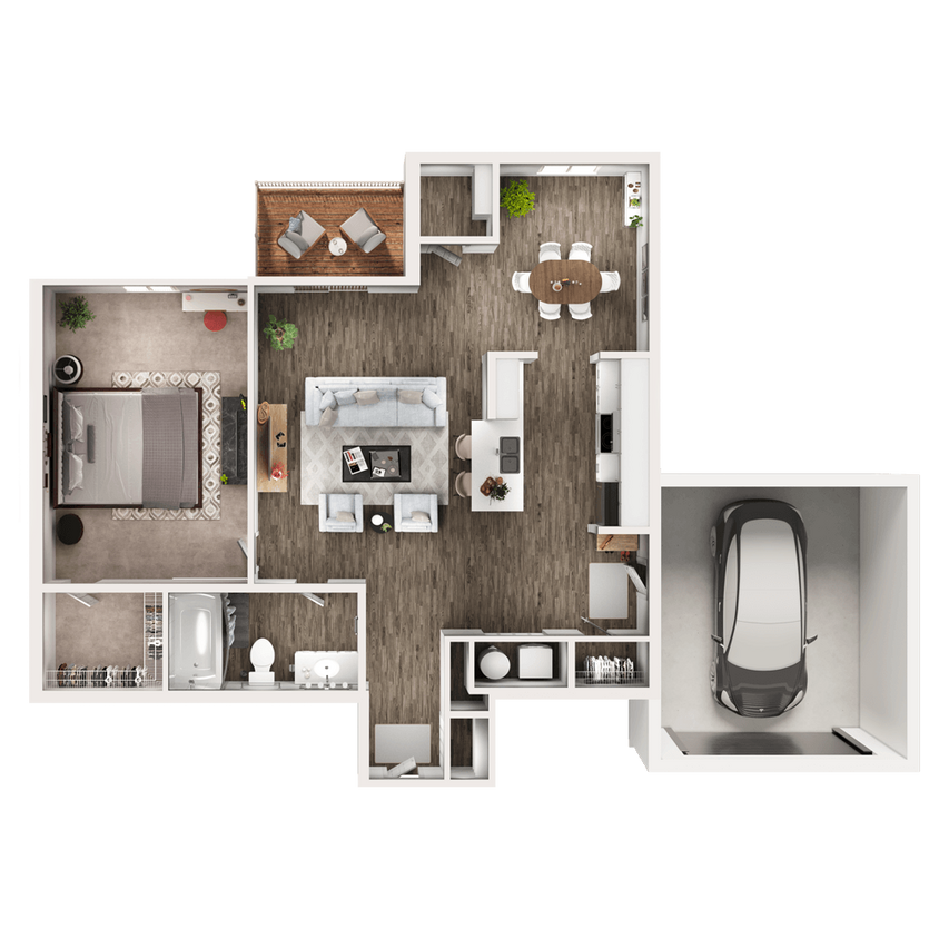 Floor Plan - The Sanderling I