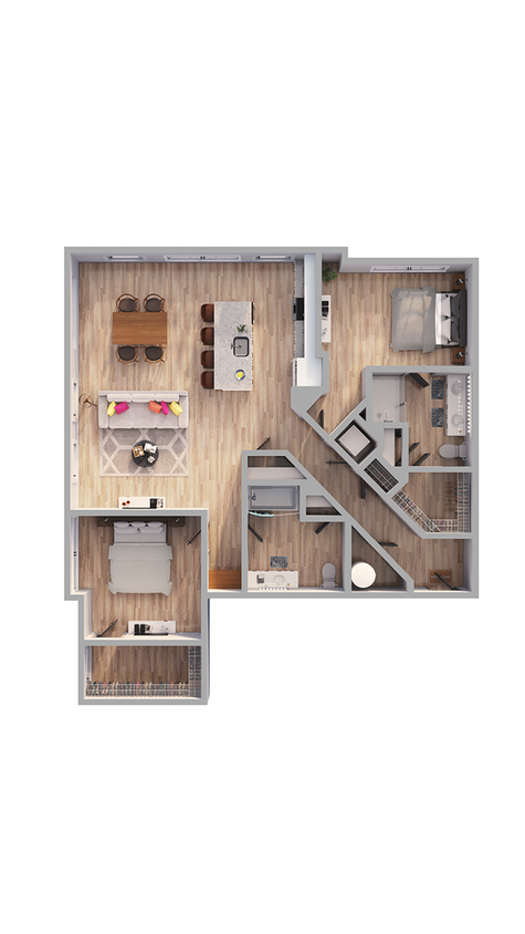 Emerson at Montford Park - B18 Floor Plan - B18