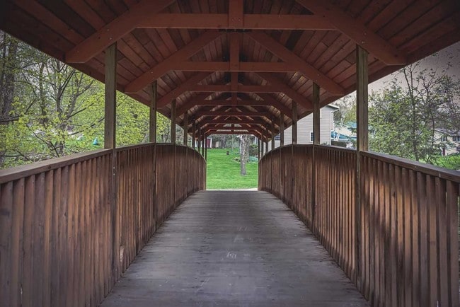 Ice Age Trail down the street - Lincoln Street Apartments