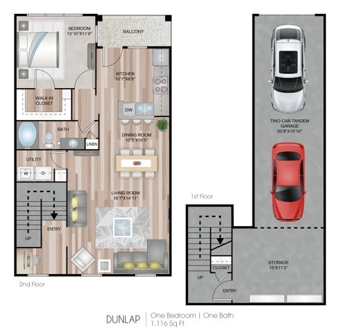 1116 Square Feet - Dunlap