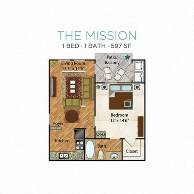 Floor Plan - The Mission