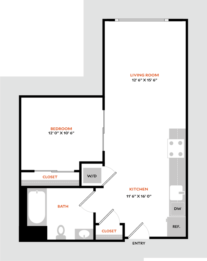 Floor Plan - Studio A