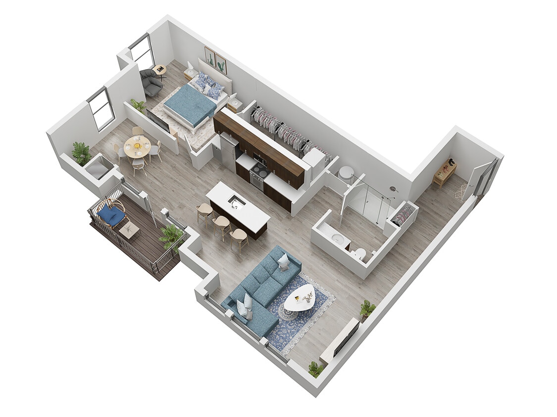 Floor Plan - Unit 1N