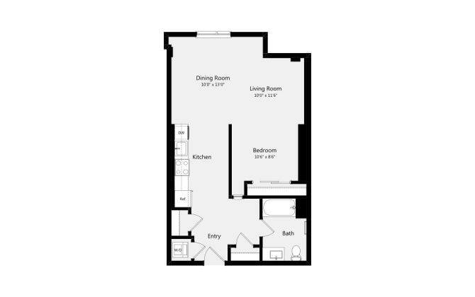 Floor Plan - Studio F