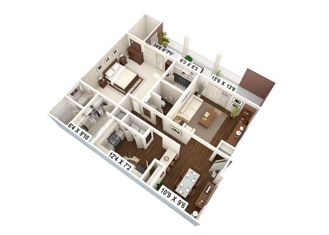 Floor Plan - The Berkley