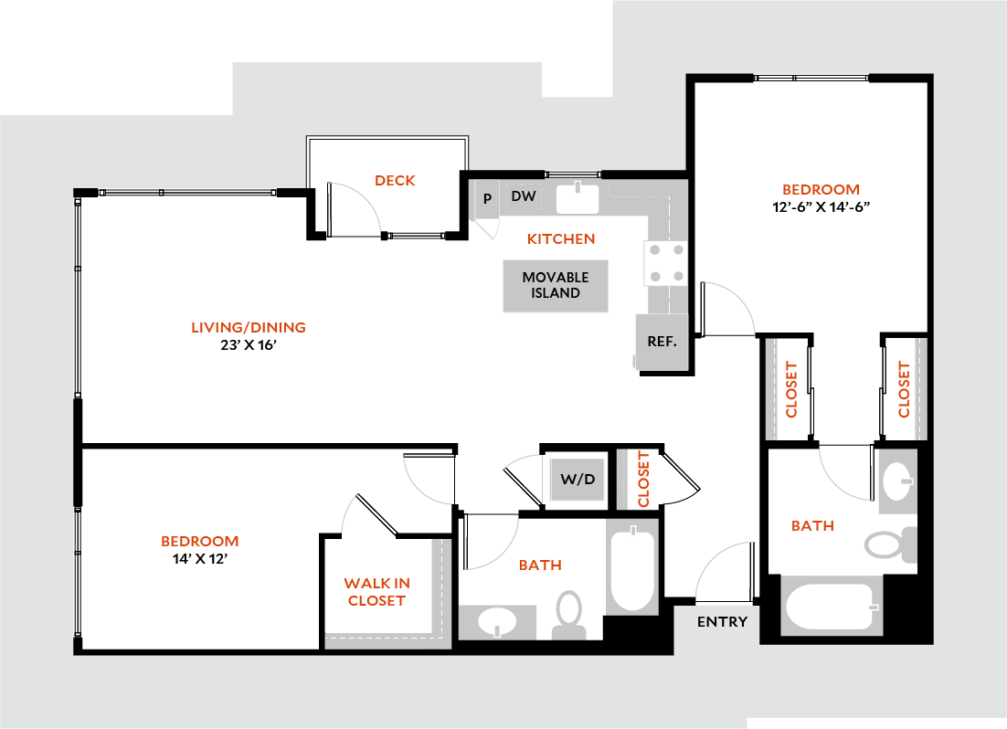 Floor Plan - Plan 2J