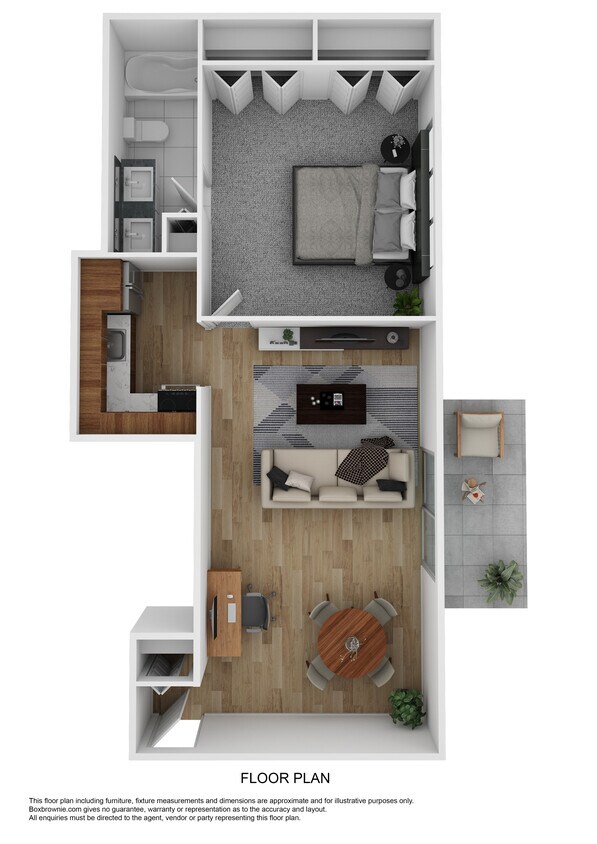 Explore this chic single-bedroom apartment, designed for modern comfort and style. - 1BR/1BA| Platinum