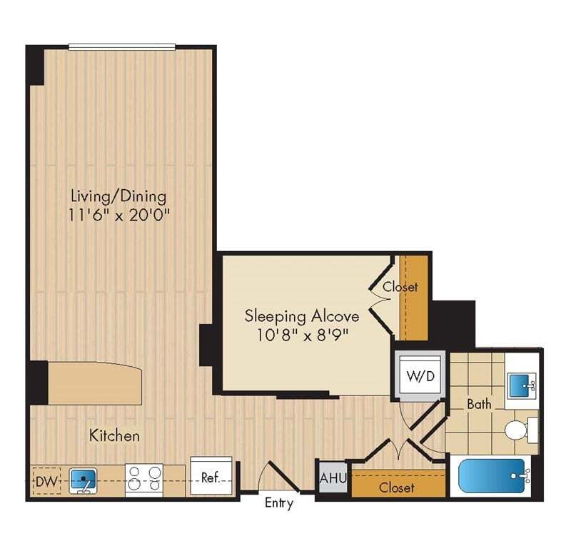Floor Plan - Studio-A4b