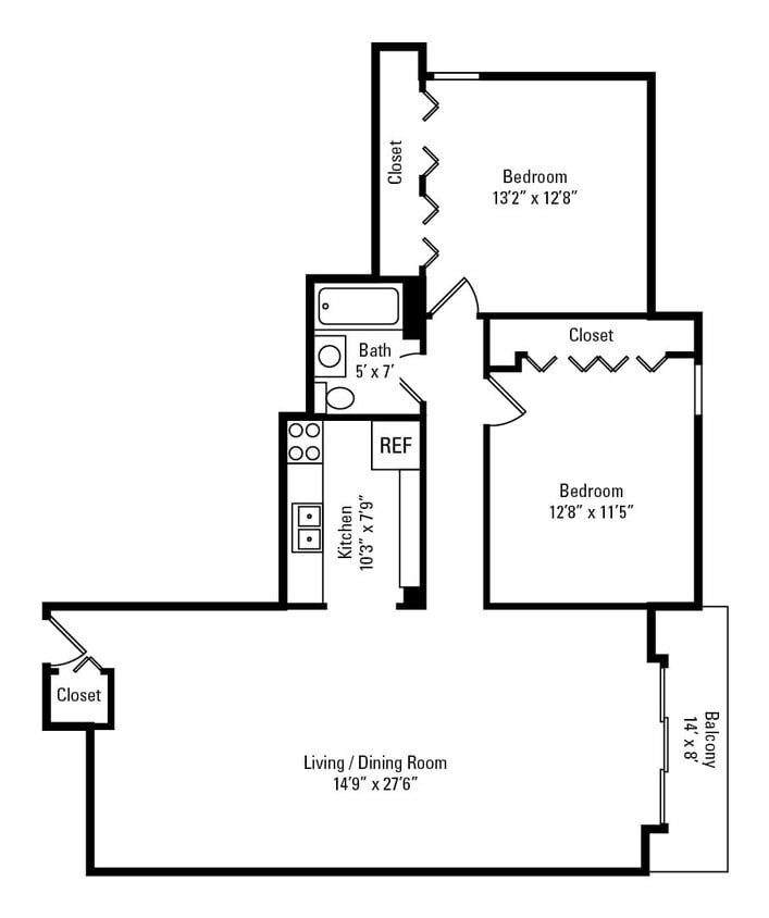 Floor Plan - 2x1A1TH