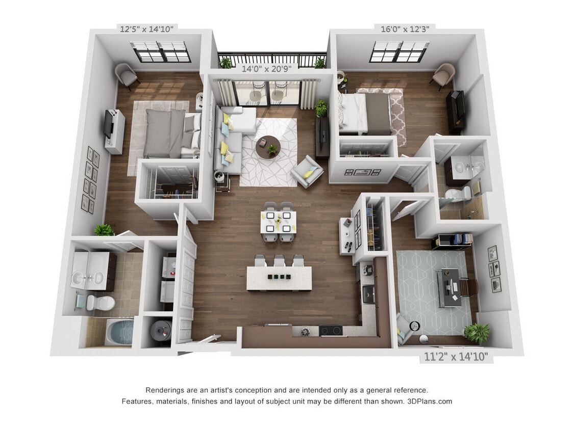 C2 floor plan Worthing Place - C2