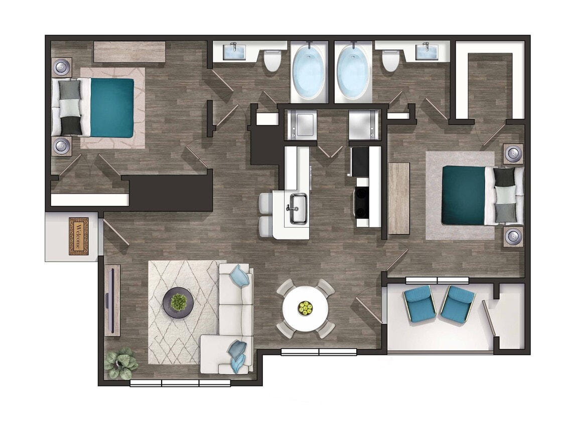 Floor Plan - Piedmont Renovated