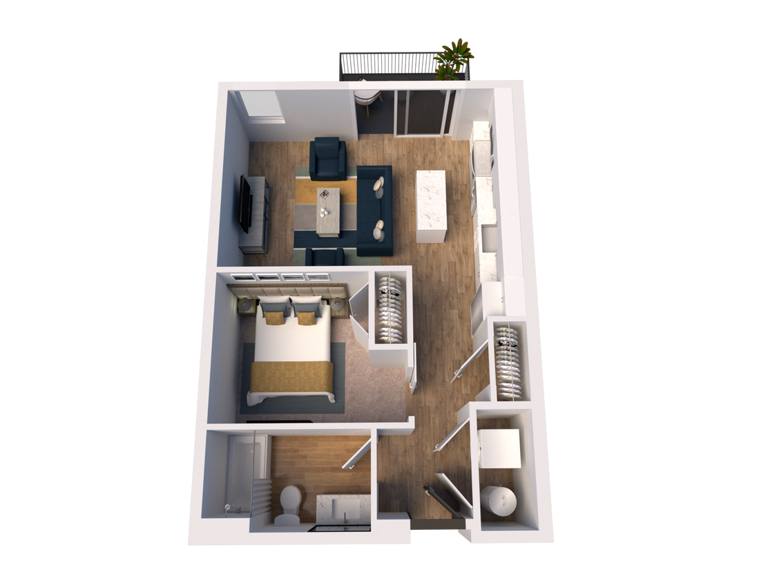 A1 floor plan The James - A1