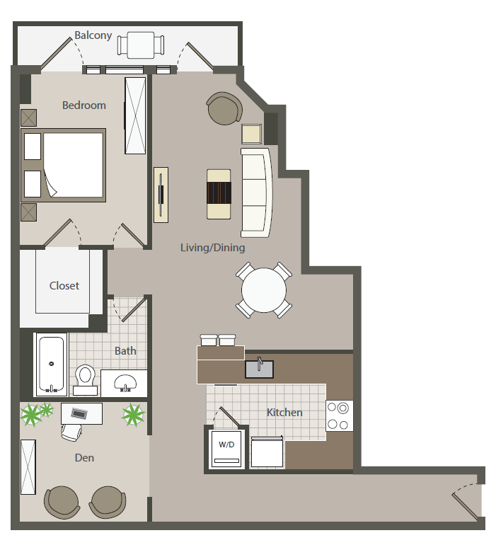 Floor Plan - 1DEN