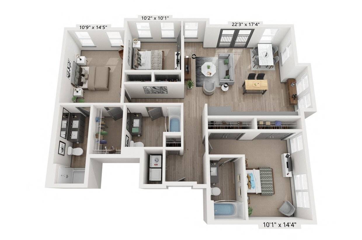 Floor Plan - Wyman (3.3A)