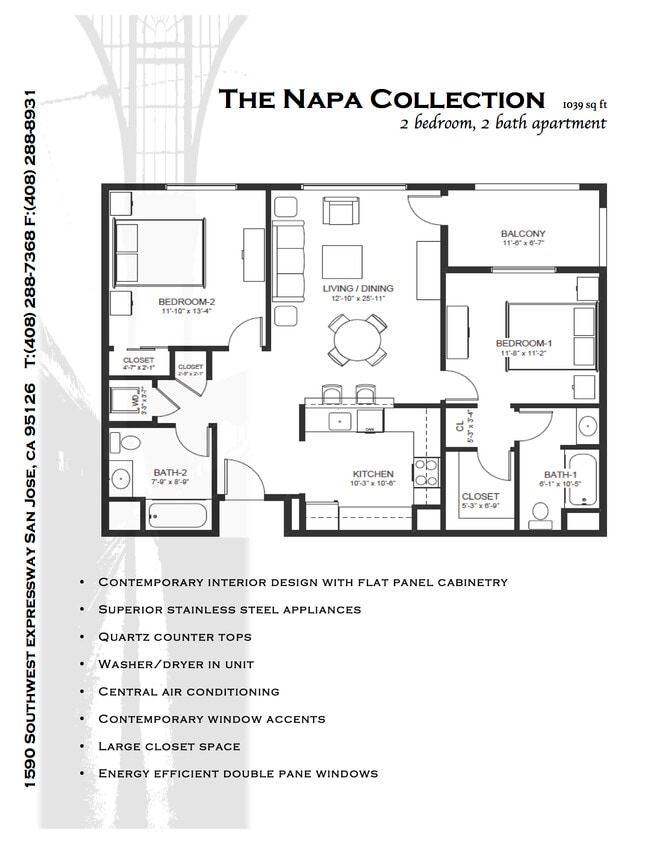 Napa floorplan - Napa Collection
