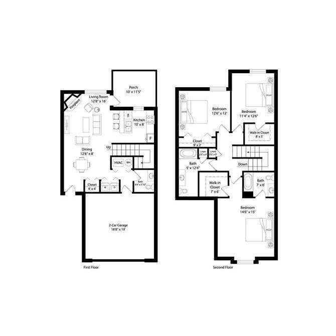 Floor Plan - C3R Townhome
