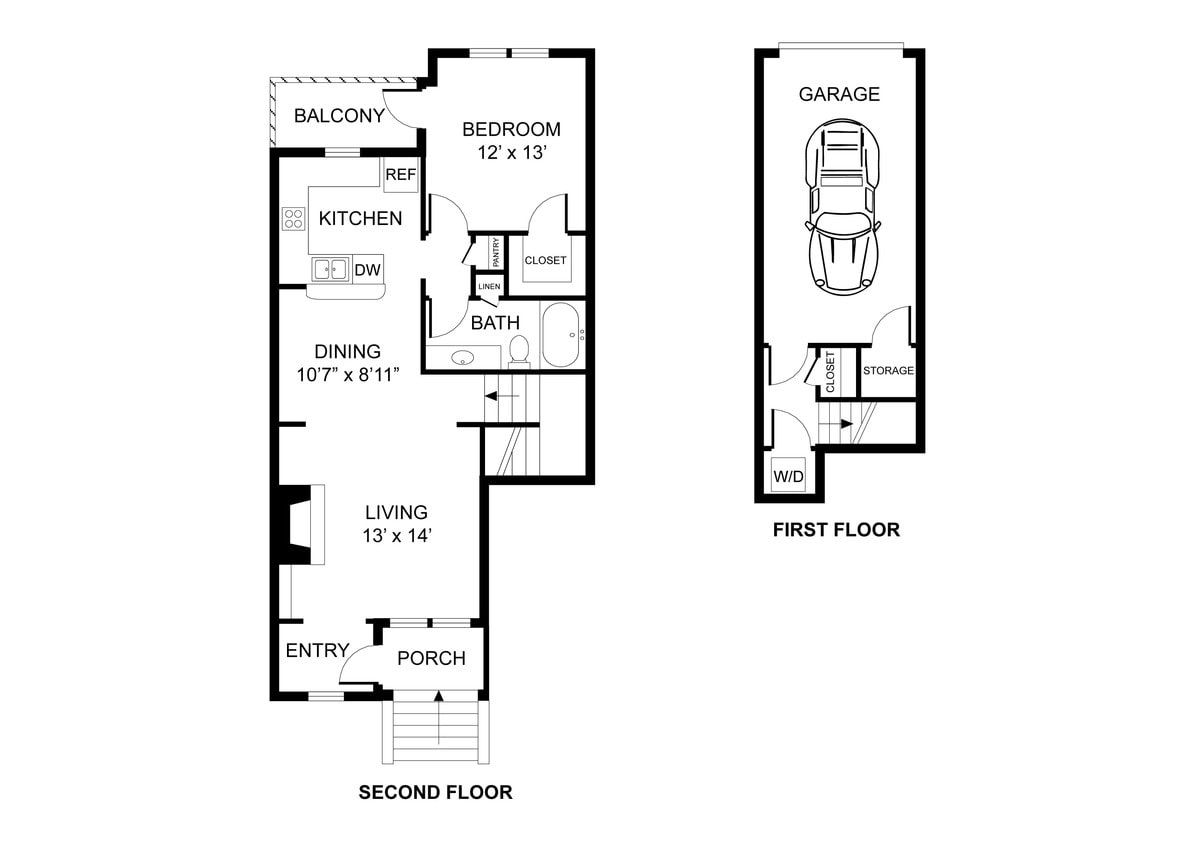 Floor Plan - THE AMHERST