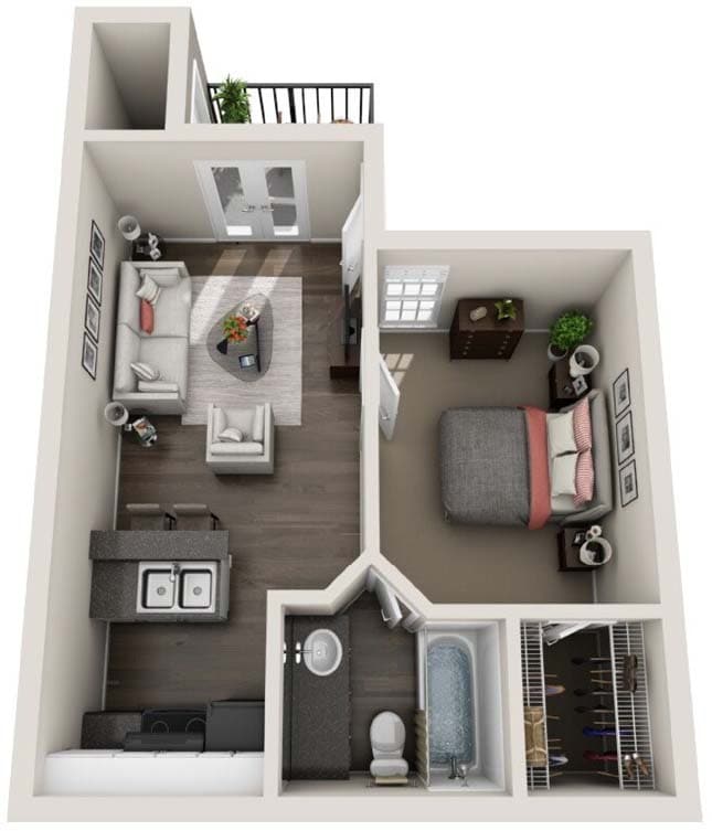 Floor Plan - The Walker - Renovated