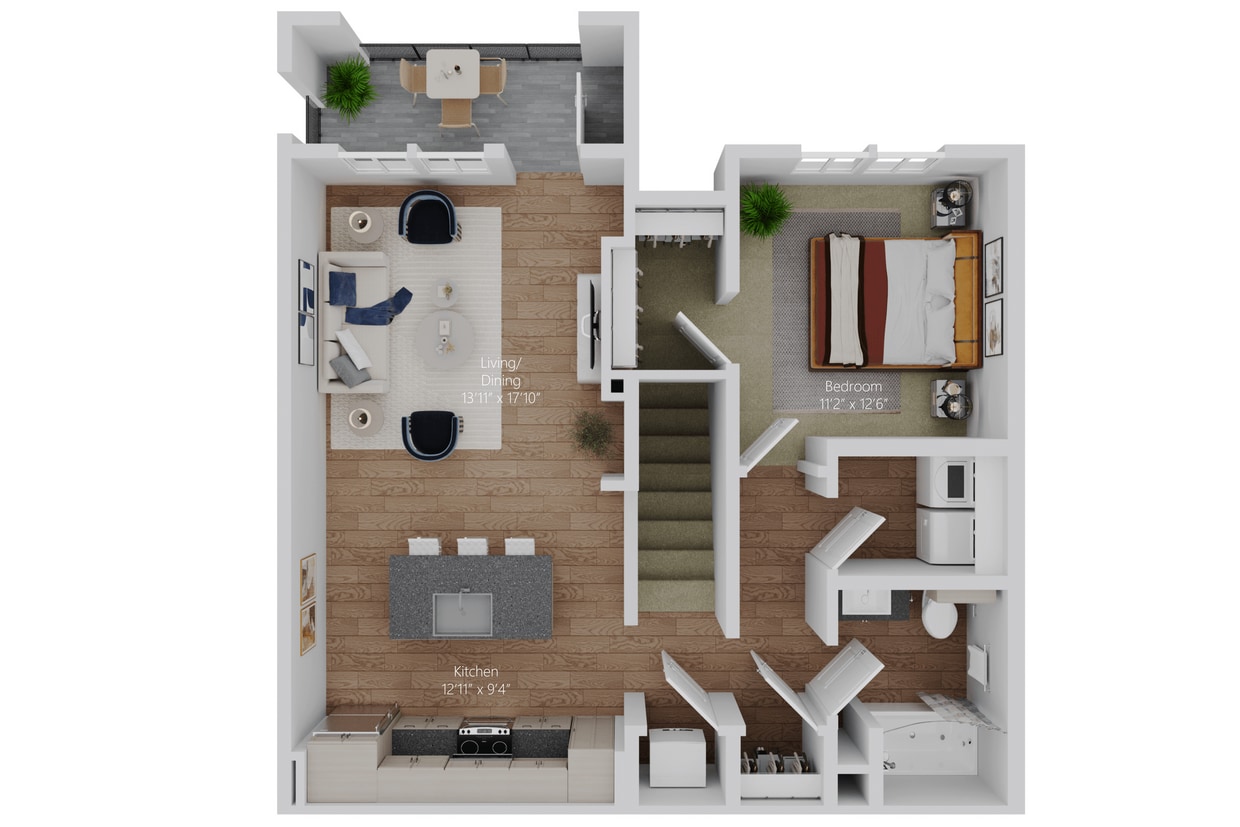 Floor Plan - The Revive Upper (Select A1U)