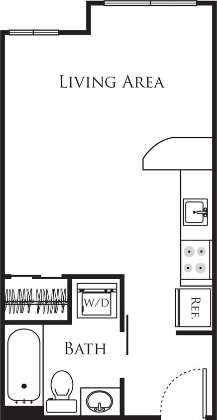 Floor Plan - Micro Studio - C2