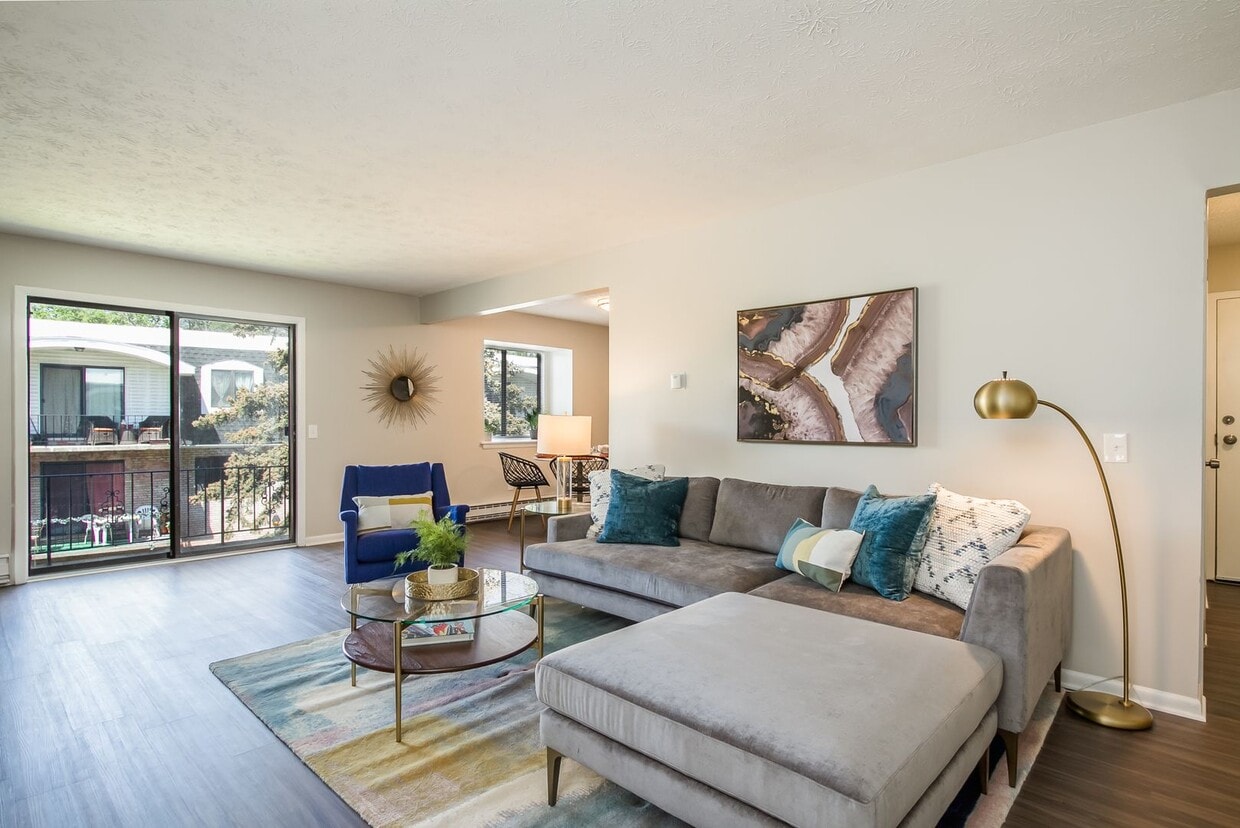 Floor Plan - 2 bedroom, 2 bathroom with balcony