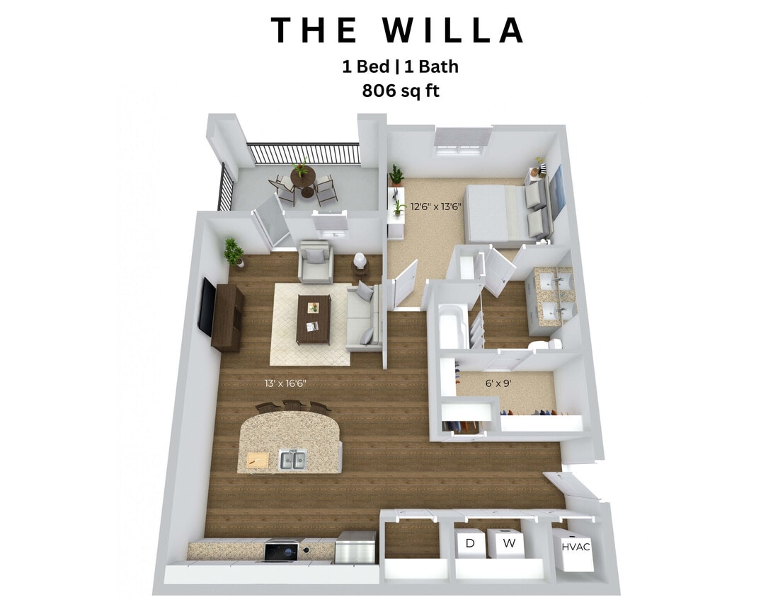 Floor Plan - The Willa