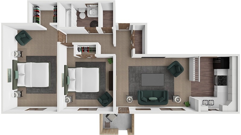 Floor Plan - Scarlett Garden