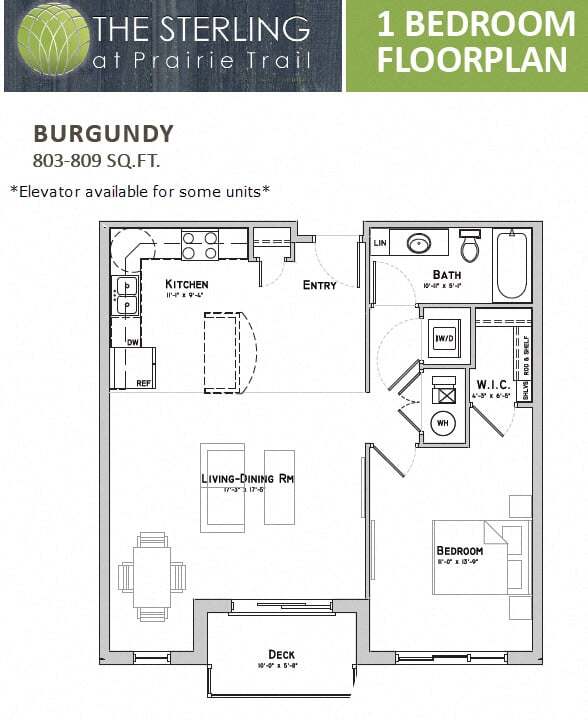 Floor Plan - Burgundy