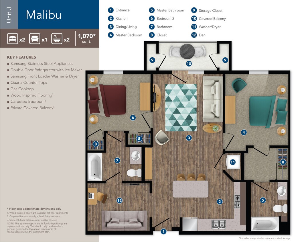 Floor Plan - Malibu