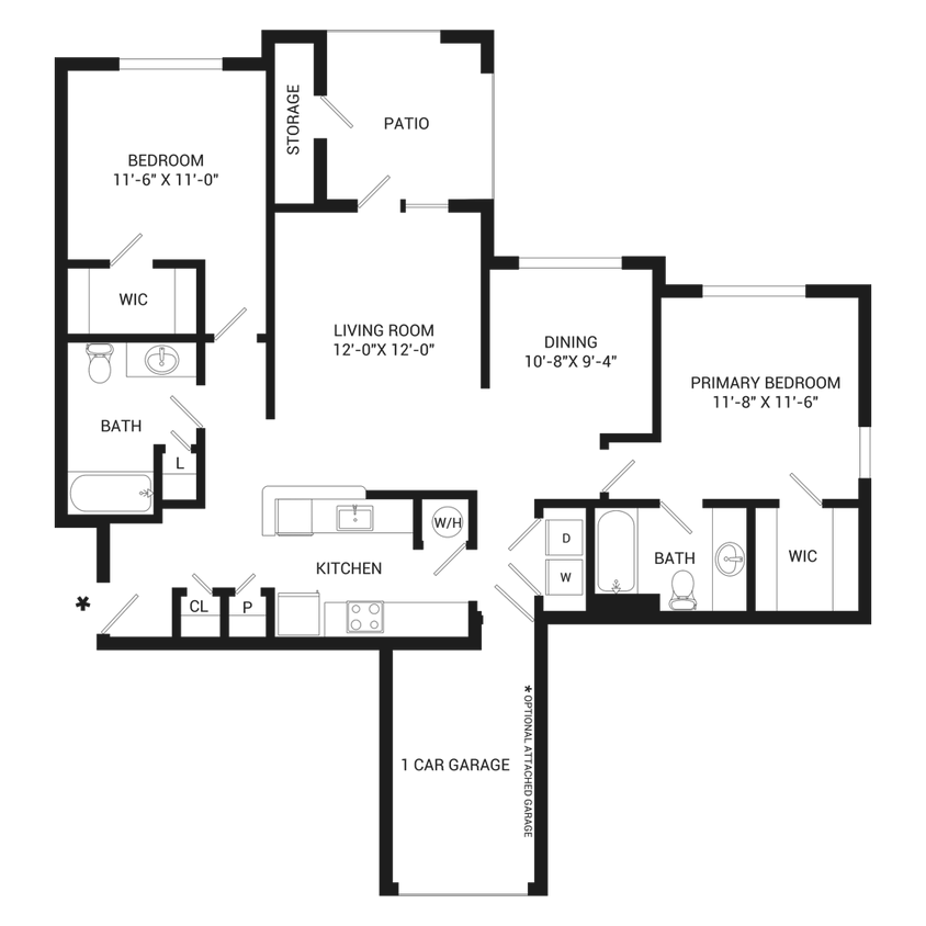 Floor Plan - Everest - Garage