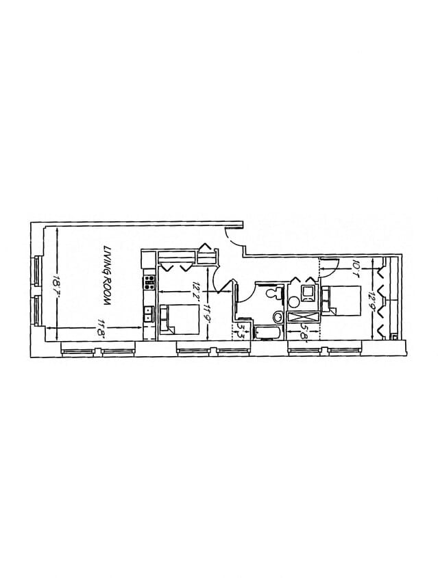 Floor Plan - 2 Bedroom FP D4