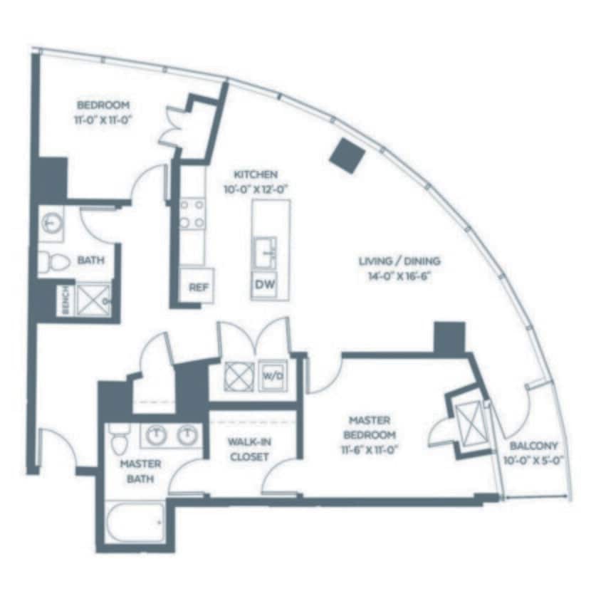 Floor Plan - 2A-EAST-U