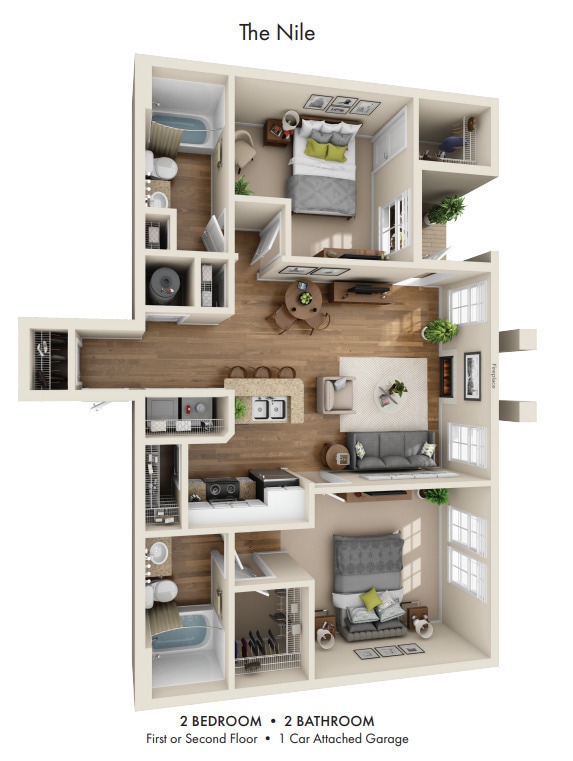 Floor Plan - The Nile