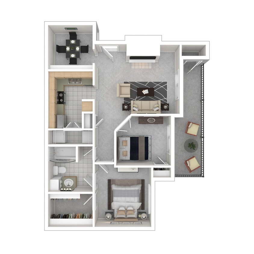 Floor Plan - 1 Bedroom - A3