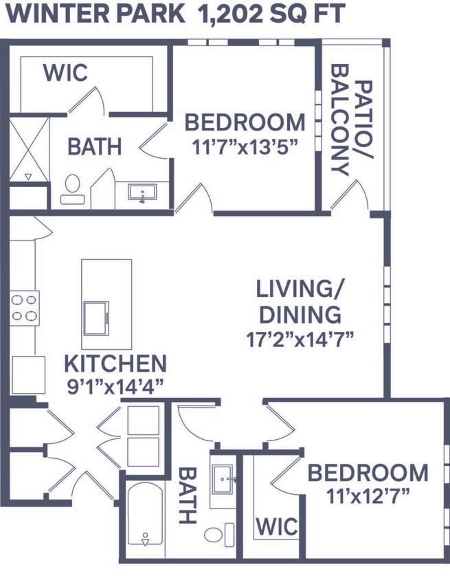 Floor Plan - Winter Park (B2)