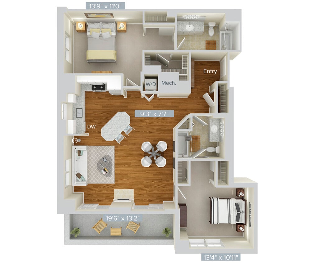 Floor Plan - B9-1156