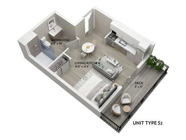 S2 - 360 Sq. Ft. - S2