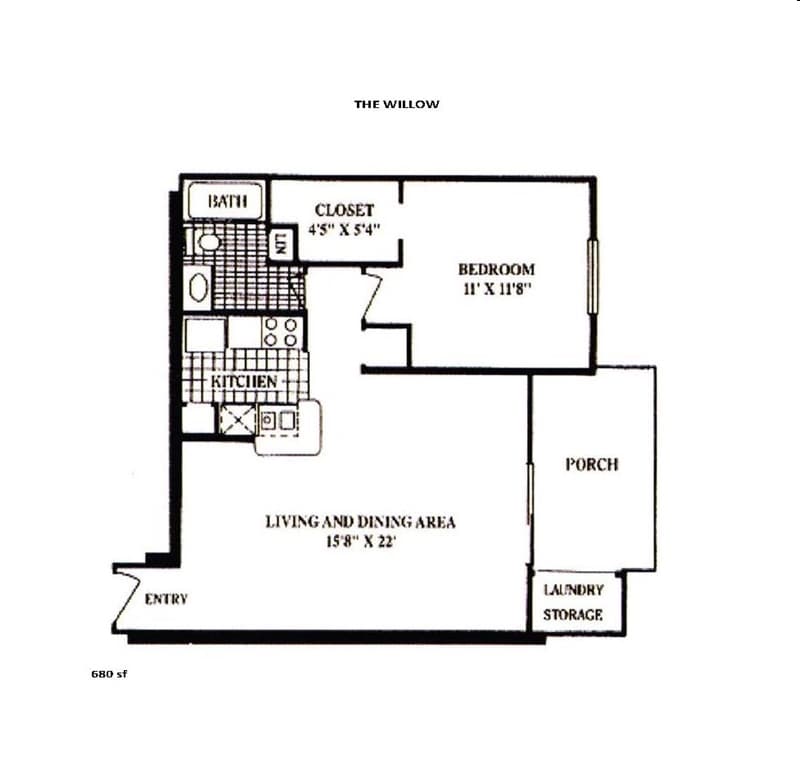 Floor Plan - The Willow