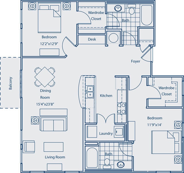 Floor Plan - B2D