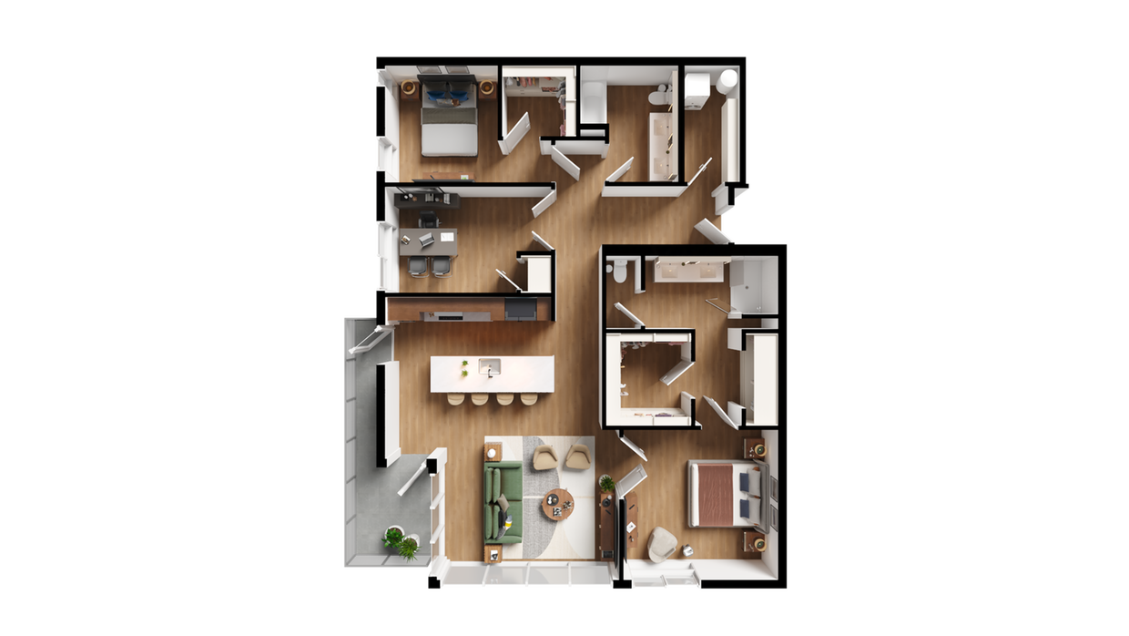 Astrie 2BR + Den - G - 2BR + DEN-G