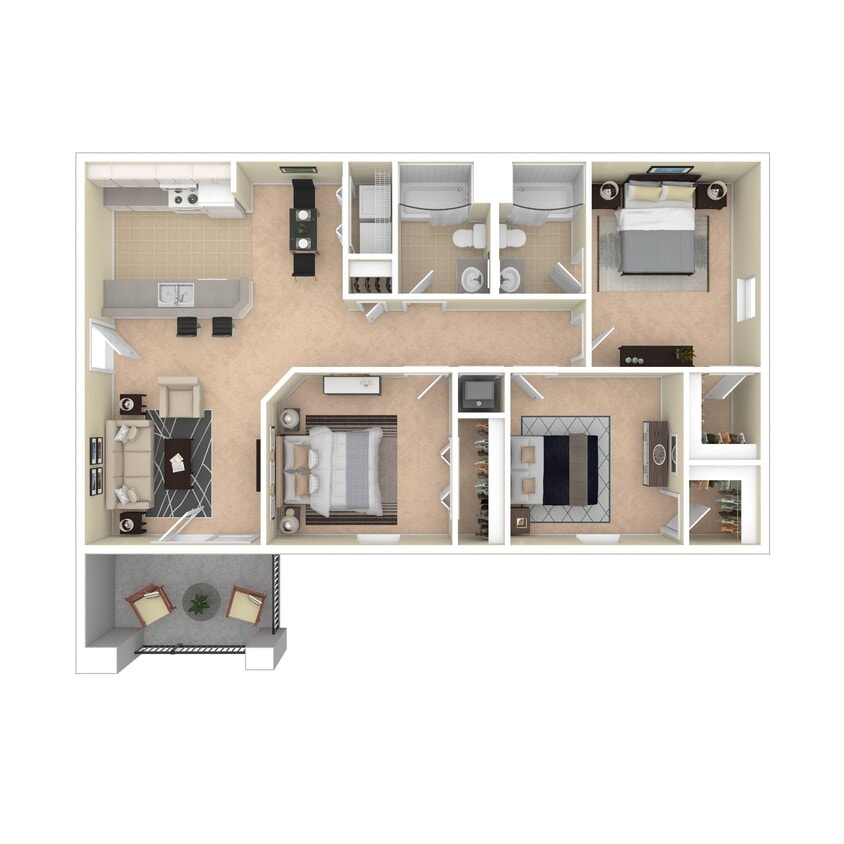 Floor Plan - The Boulevard