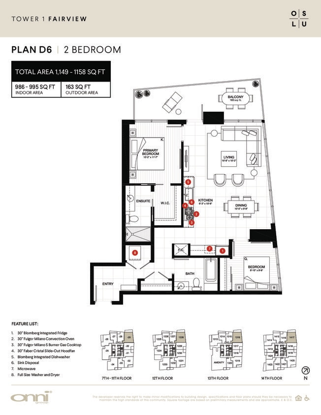 Floor Plan - Fairview D6