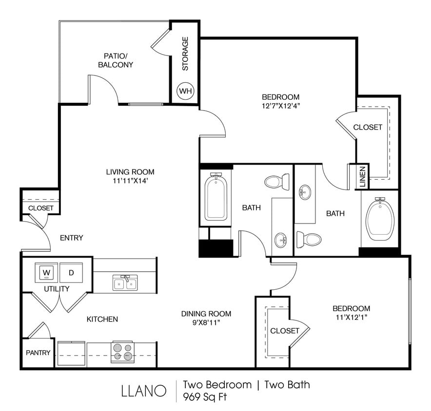 Floor Plan - B1 - Llano