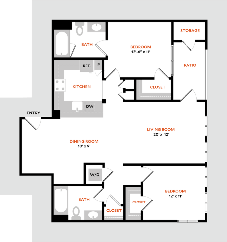 Floor Plan - Plan 2D