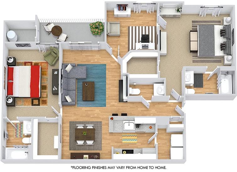 Floor Plan - Bexley with Den